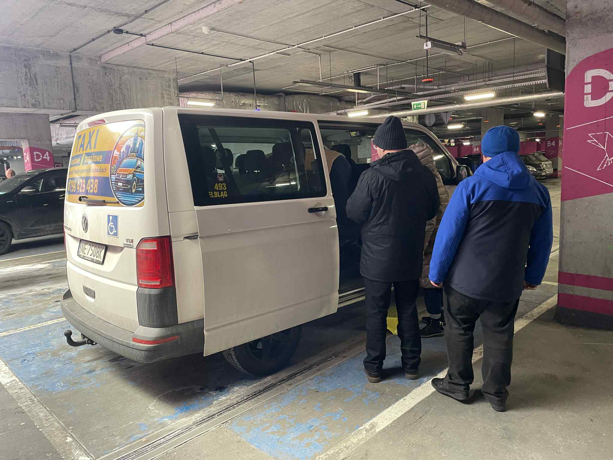 Przejazdy taxi dla grup do 8 osób